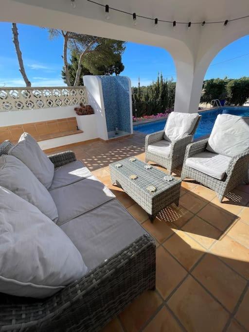 Villa In Moraira - El Faro Exteriör bild