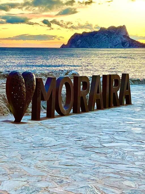 Villa In Moraira - El Faro Exteriör bild