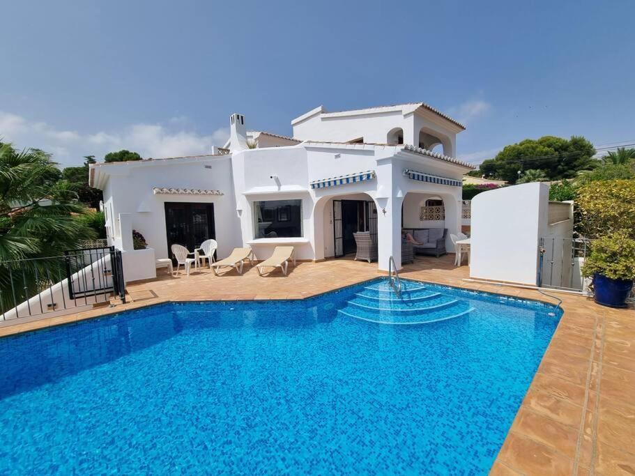 Villa In Moraira - El Faro Exteriör bild